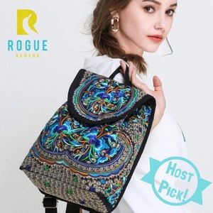 HP!🎒🆕Boho Embroidered Backpack Bag!🆕🎒